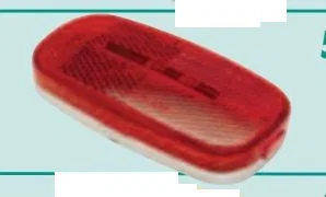 DG52712VP – VALTERRA LLC Clearance Light, LED Rectangular 4 Inch Length x 2 Inch Width Red Lens 9 Diode Surface Mount...